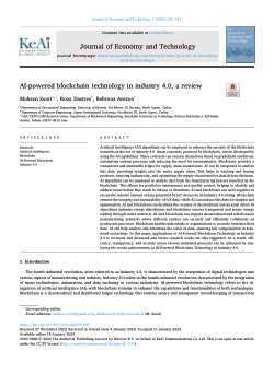 AI-Powered Blockchain Technology in Industry 4.0, A Review