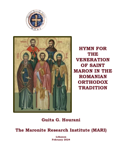 2024-Veneration of Saint Maron in the Romanian Orthodox Tradition-Guita Hourani-MARI-FINAL.pdf