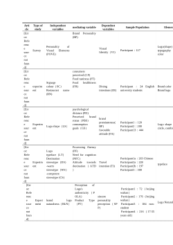 General information related to studies included in the systematic literature review
