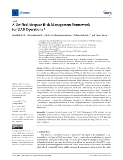 A Unified Airspace Risk Management Framework for UAS Operations