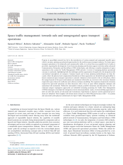 Space Traffic Management: Towards Safe and Unsegregated Space Transport Operations