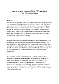Material of Construction Steel Material Preparation & Plate Cutting for Ship Hull.pdf