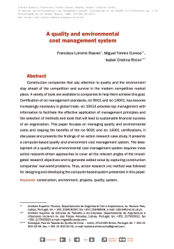 <b>A Quality and Environmental Cost Management System</b>