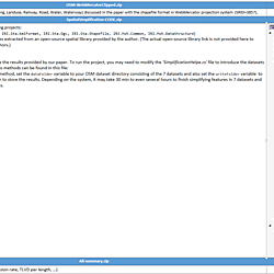 Spatial simplification