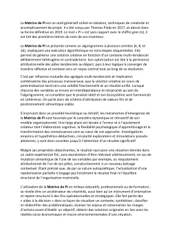 La Matrice de Pi