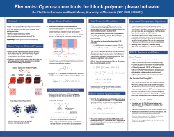 Elements: Open-source tools for block polymer phase behavior