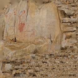 Cueva de Chufín: restitución gráfica del panel decorado CHU.D.I