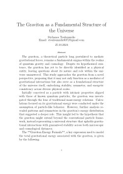 The Graviton as a Fundamental Structure of the Universe