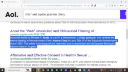 <b>About the “Web” Unwelcome and Insidious Efforts to Further Obfuscate Michael A. Ayele (a.k.a) W Key Questions on Title IX of the Education Amendments Act of 1972 - # Michael A. Ayele (a.k.a) W Decision to Place an Embargo and a Restriction on His European Organization for Nuclear Research (CERN) Zenodo Journal Article With the Digital Object Identifier (DOI).: 10.5281/zenodo.10211255 - # DataCite Data File Use Policy</b>