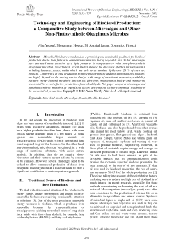 Technology and Engineering of Biodiesel Production