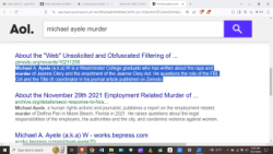 <b>About the “Web” Unwelcome and Incorrect Efforts to Obscure Michael A. Ayele (a.k.a) W Key Questions on Title IX of the Education Amendments Act of 1972 - # Michael A. Ayele (a.k.a) W Decision to Place an Embargo and a Restriction on His European Organization for Nuclear Research (CERN) Zenodo Journal Article With the Digital Object Identifier (DOI).: 10.5281/zenodo.10211255 - # DataCite Data File Use Policy</b>