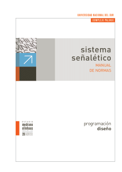 Manual | <b>Manual señalético.</b><i> Complejo Palihue</i>