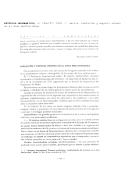 Estudios Geográficos. Notas aparecidas en la sección de “Noticias y Comentarios” en los años 1979 y 1980