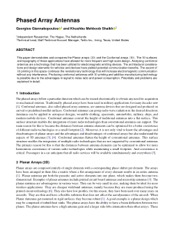 Phased Array Antennas