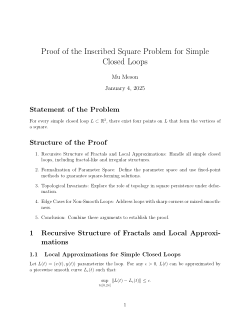 Inscribed Square Proof