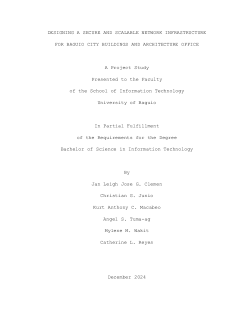 DESIGINING A SECURE AND SCALABLE NETWORK DESIGN FOR CITY BUILDINGS AND ARCHITECTURE OFFICE