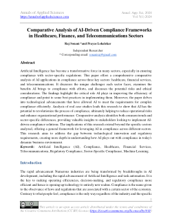 Comparative Analysis of AI-Driven Compliance Frameworks in Healthcare, Finance, and Telecommunications Sectors