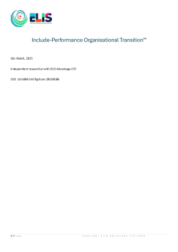 Include-Performance Organisational Transition™