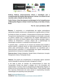 Public Policies Urban Development and Strategies for the Competitiveness of Metropolitan Regions in Brazil_A brief Case Study on the State of Goias Brazil_JoseLEsteves.pdf