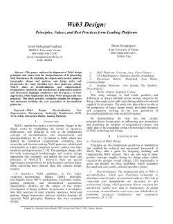 Web3 Design: Principles, Values, and Best Practices from Leading Platforms