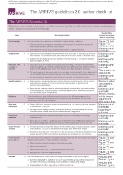 The ARRIVE guidelines 2.0: author checklist and raw data of the article titled "Calreticulin in the Nasal Mucus Promotes Neutrophil Migration and Pathogen Clearance"