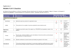 PRISMA-P Checklist for for <b>"The Role of Genetic Variation in Developmental Defects of Enamel (DDE) in the Primary Dentition Phase: Protocol for a Systematic Review and Meta-Analysis"</b>.