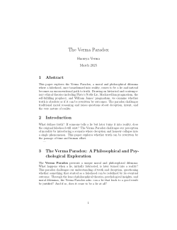 The_Verma_Paradox.pdf
