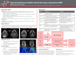 Improved monitoring of radiation-induced bone injury using advanced MRI