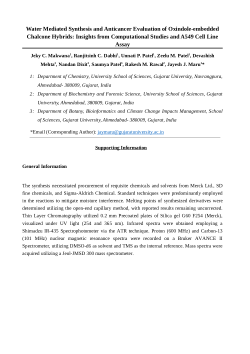 <b>Water Mediated Synthesis and Anticancer Evaluation of Oxindole-embedded Chalcone Hybrids: Insights from Computational Studies and A549 Cell Line Assay</b>