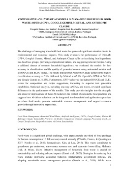 <b>Comparative Analysis of AI Models in Managing Household Food Waste: OpenAI GPT-4, Google Gemini, Mistral, and Anthropic Claude</b>