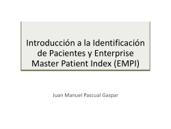 Introducción a la Identificación de Pacientes y Enterprise Master Patient Index (EMPI)