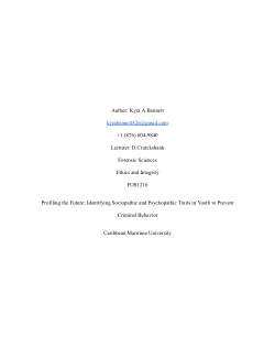 Ethics Research Paper:Profiling the Future: Identifying Sociopathic and Psychopathic Traits in Youth to Prevent.pdf