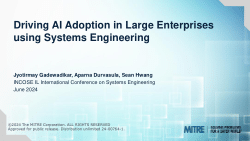 Driving AI Adoption in Large Enterprises Using Systems Engineering