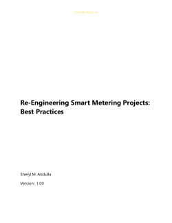 Re-Engineering Smart Metering Projects