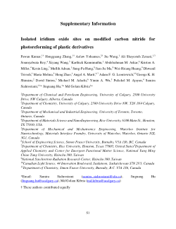 Isolated iridium oxide sites on modified carbon nitride for photoreforming of plastic derivatives
