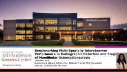 Multi-Specialty Interobserver Performance in Radiographic Detection and Staging of Mandibular Osteoradionecrosis