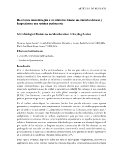 <b>Microbiological Resistance to Mouthwashes: A Scoping Review</b> (Protocol)