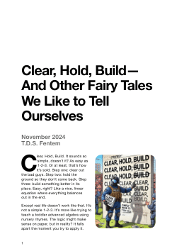 <b>Opinion: </b>Clear, Hold, Build—And Other Fairy Tales We Like to Tell Ourselves