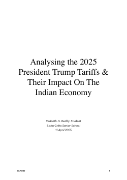 Analysing the 2025 Trump Tariffs & Their Impact On The Indian Economy .pdf