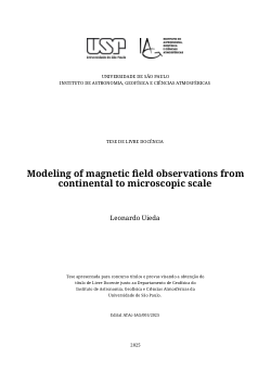 Modeling of magnetic field observations from continental to microscopic scale