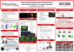 Human-Robot Collaborative Manipulation of Deformable Objects for In-Space Assembly