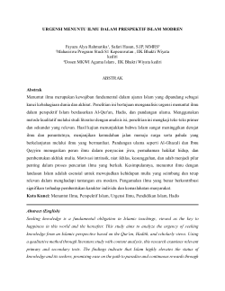 URGENSI MENUNTU ILMU DALAM PRESPEKTIF ISLAM MODREN (2).pdf