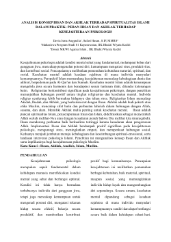 ANALISIS KONSEP IHSAN DAN AKHLAK TERHADAP SPIRITUALITAS ISLAMI DALAM PRAKTIK.pdf
