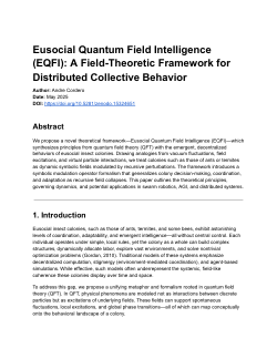 Eusocial Quantum Field Intelligence (EQFI)_ A Field-Theoretic Framework for Distributed Collective Behavior (2).pdf