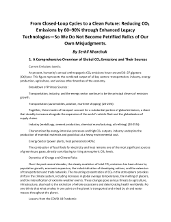 From Closed-Loop Cycles to a Clean Future: Reducing CO₂ Emissions by 60–90% through Enhanced Legacy Technologies—So We Do Not Become Petrified Relics