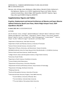 Supplemental Figures and Tables: Massive submarine basalt flows, Walvis Ridge, IODP Expedition 391/397T.
