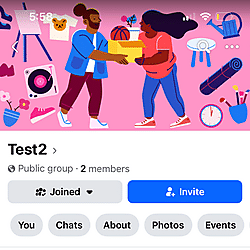 Facebook Group default cover photos IOS