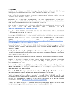 <b>Good Corporate Governance in </b><b>Law No. 1 Year 2025 in the Prevention of Corruption Crime </b>