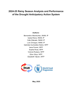 2024-25 Rainy Season Analysis and Performance of the Drought Anticipatory Action System