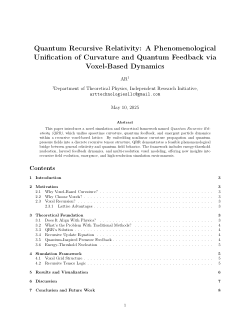 Quantum Recursive Relativity (QRR)